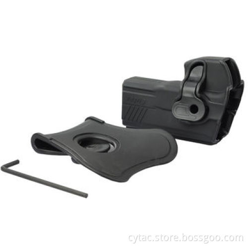 Tactical Black Polymer Pistol Holster for Taurus PT800